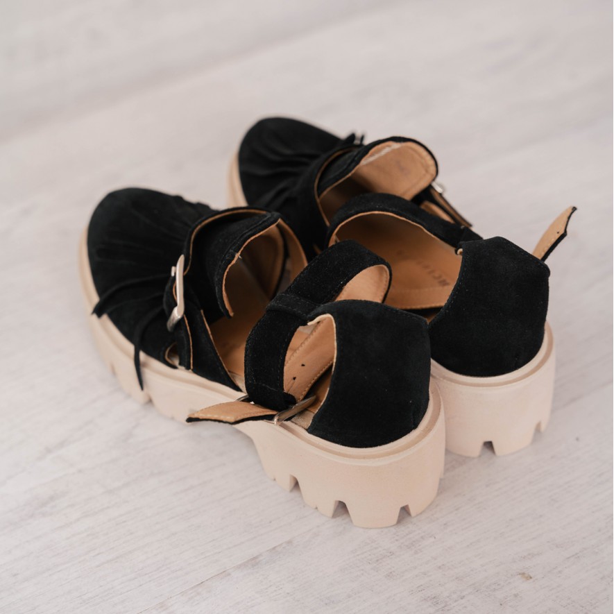 *Pantofi - Amur - Black DUO
